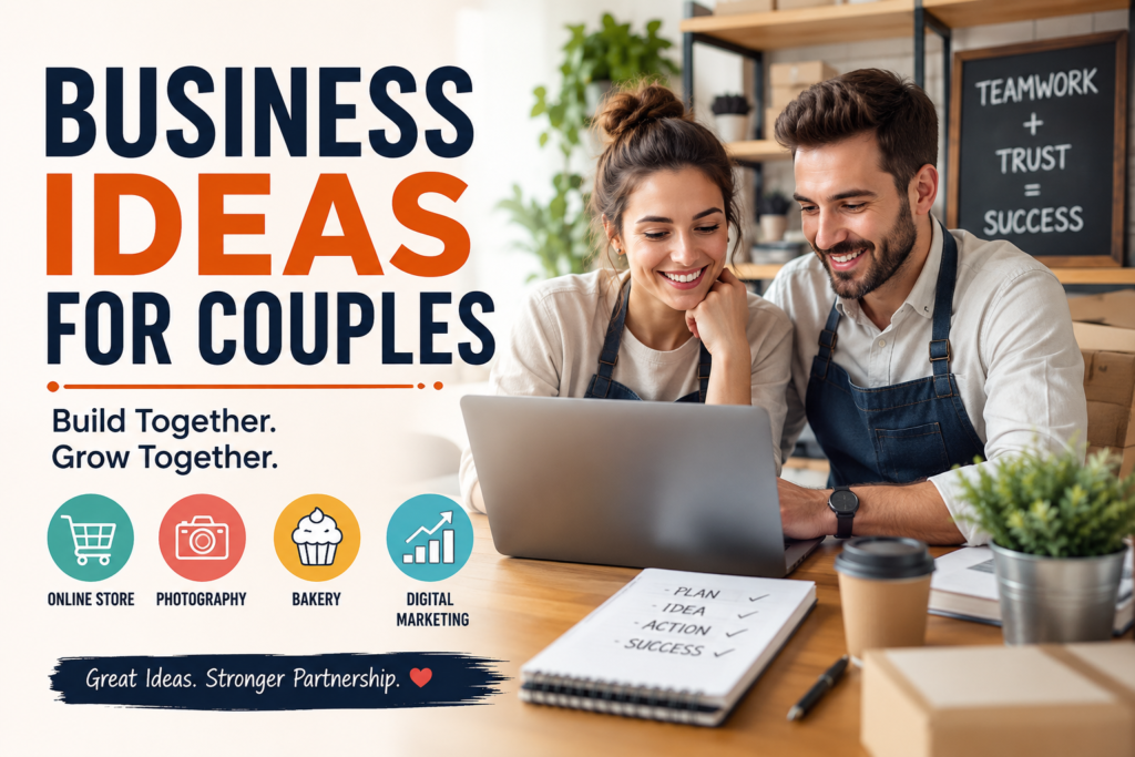 25 Business Ideas for Couples: Turn Your Partnership Into a Profitable Venture 25 Business Ideas for Couples: Turn Your Partnership Into a Profitable Venture