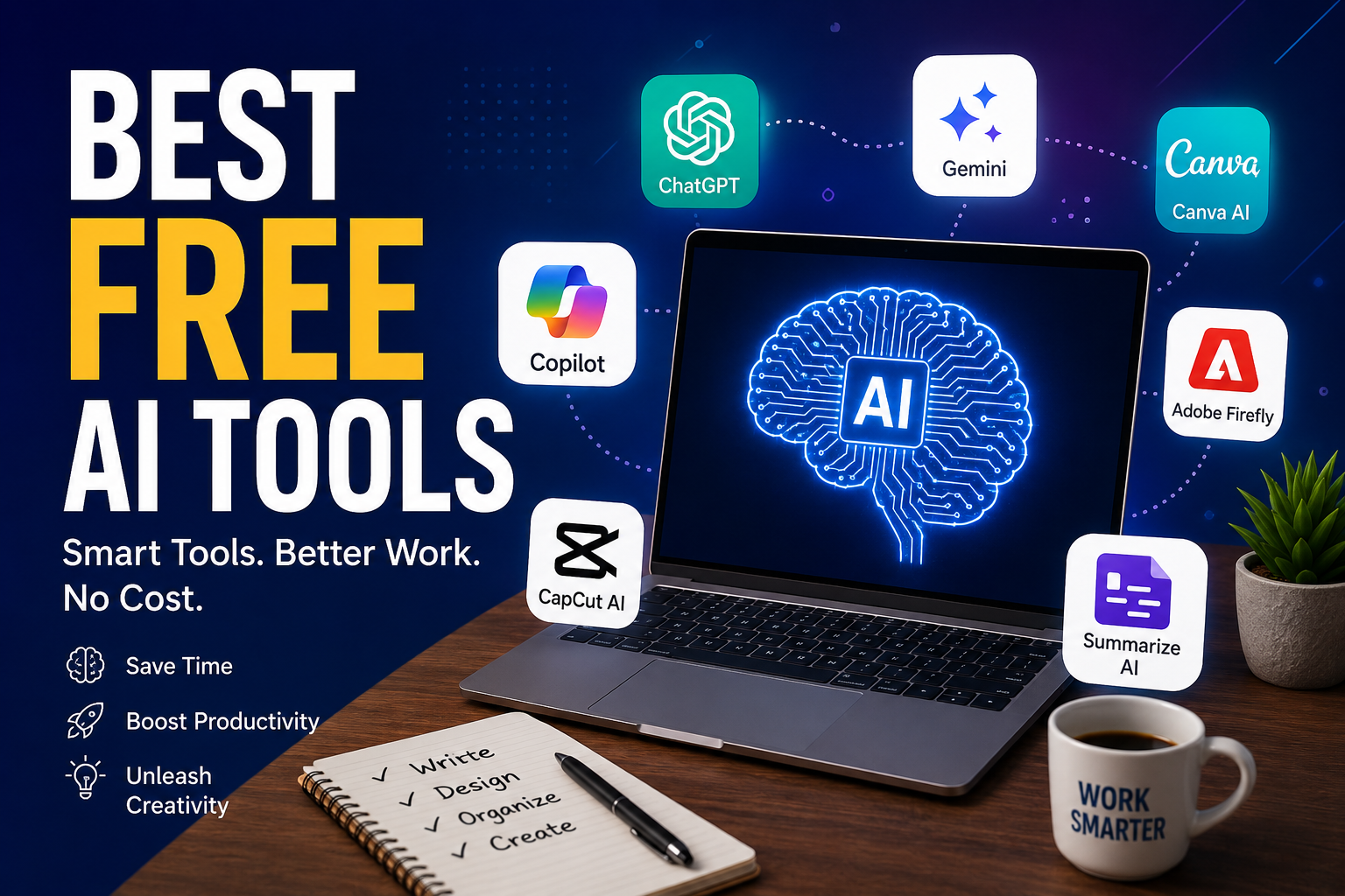 Best Free AI Tools: A Complete Guide to Boost Productivity Without Spending a Dollar