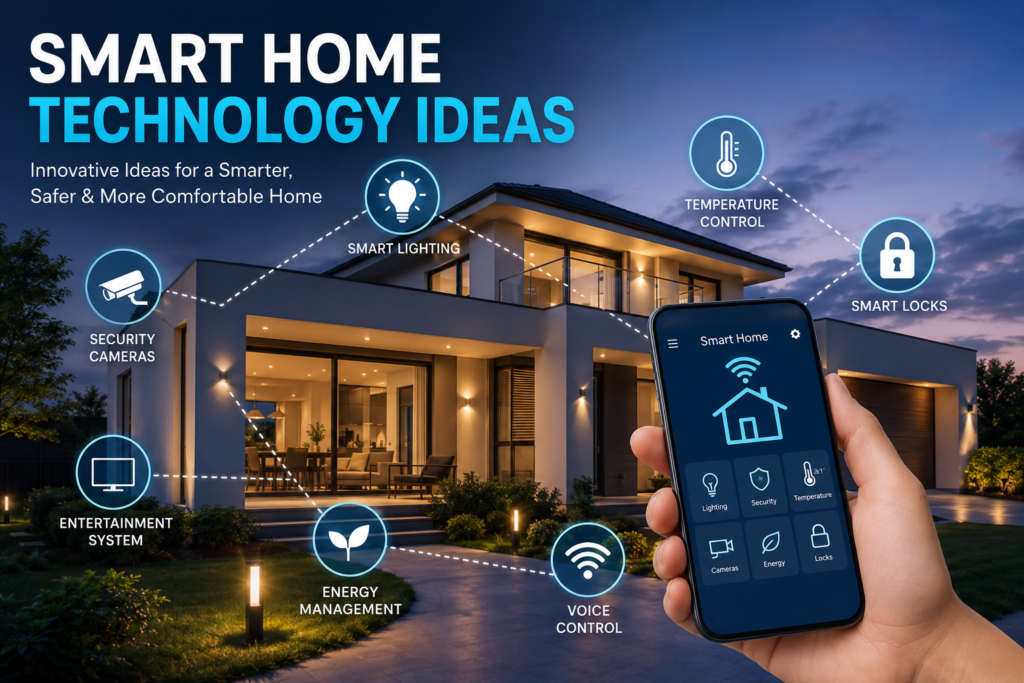 Smart Home Technology Ideas: Transform Your Home into a Smarter Living Space Smart Home Technology Ideas: Transform Your Home into a Smarter Living Space