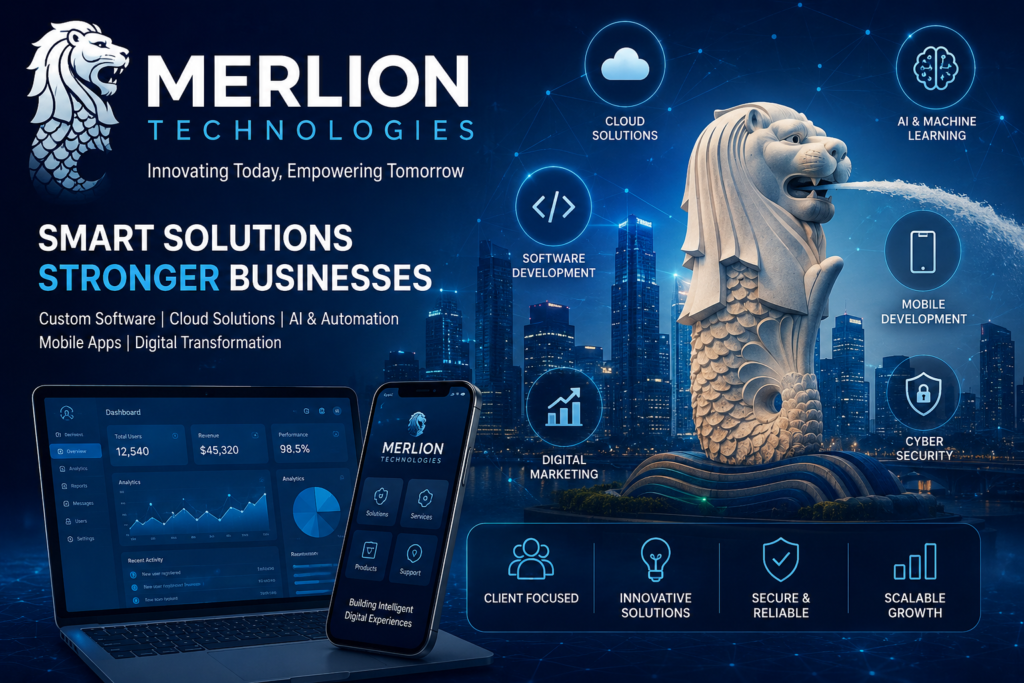 Merlion Technologies Exploring Its IT Solutions, Services, and Digital Innovation Merlion Technologies Exploring Its IT Solutions, Services, and Digital Innovation