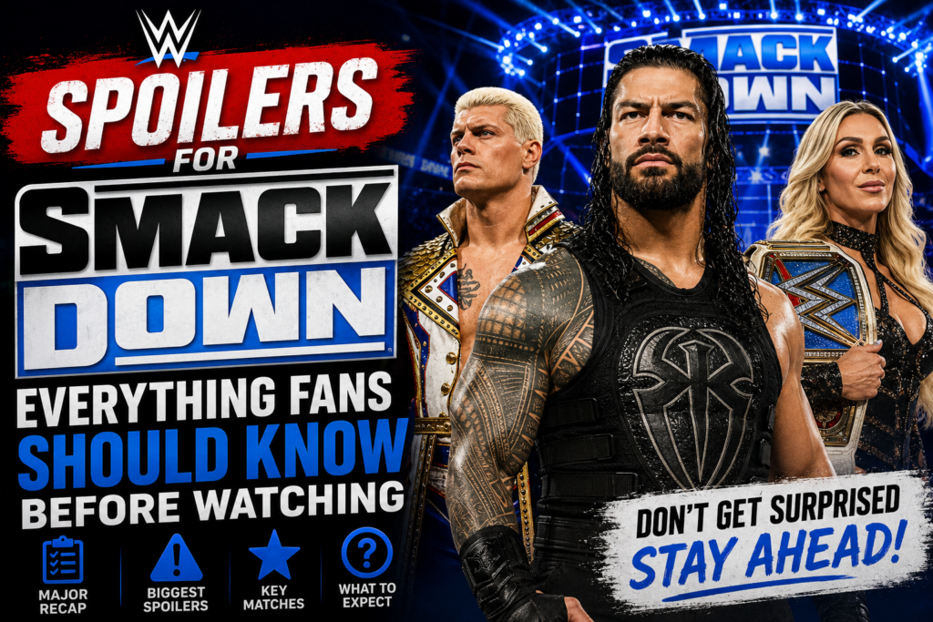Spoilers for WWE SmackDown: Everything Fans Should Know Before Watching Spoilers for WWE SmackDown: Everything Fans Should Know Before Watching