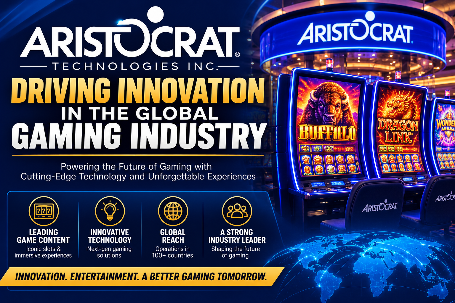 Aristocrat Technologies Inc: Driving Innovation in the Global Gaming Industry