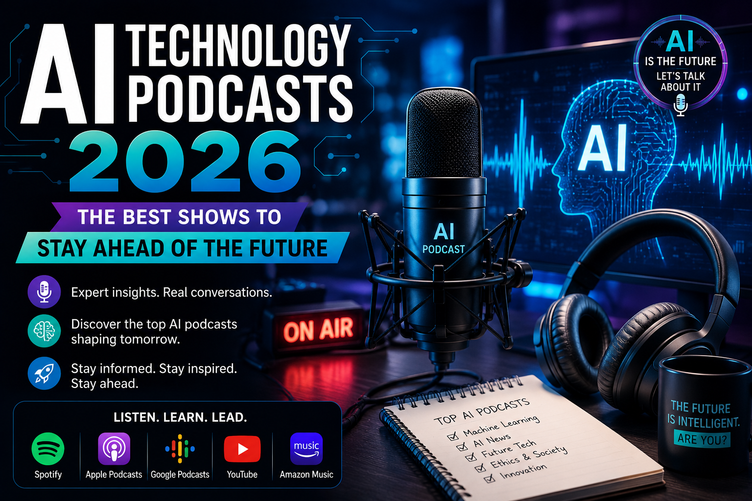 AI Technology Podcasts 2026: The Best Shows to Stay Ahead of the Future