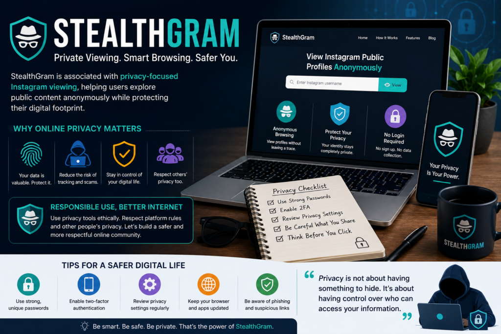 StealthGram: Understanding Privacy-Focused Instagram Viewing and Online Safety
