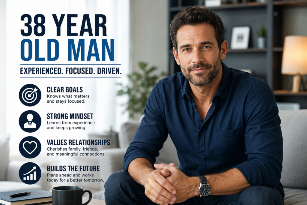 38 Year Old Man: A Defining Age of Growth, Responsibility, and New Beginnings
